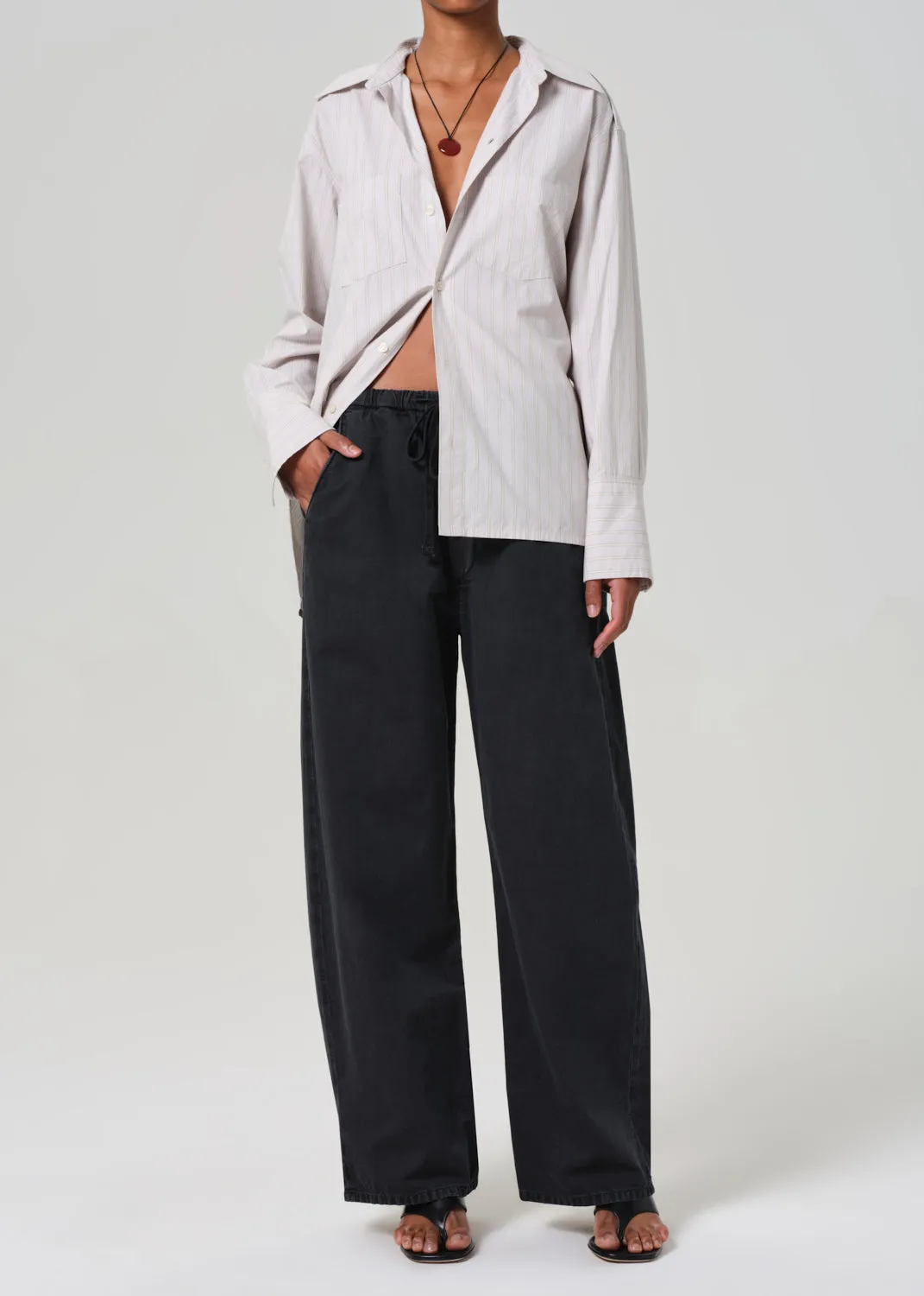 Aurora Pull On in Washed Black sold by Citizens Of Humanity