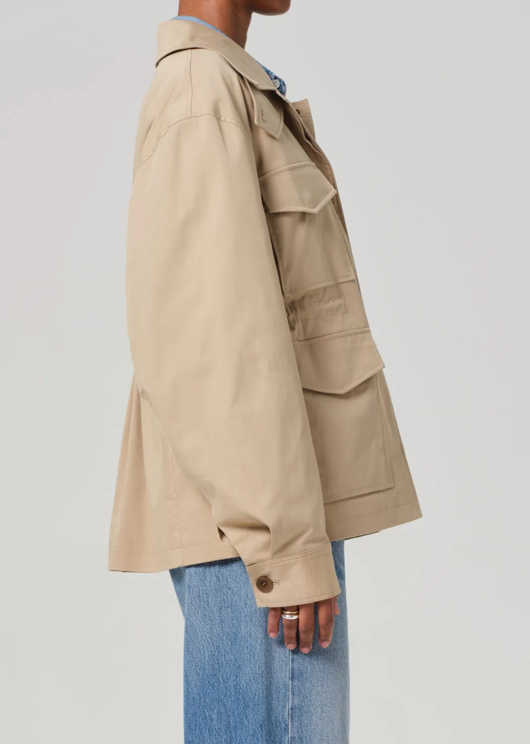 Paretti Military Jacket in Catalina sold by Citizens Of Humanity product image thumbnail 4