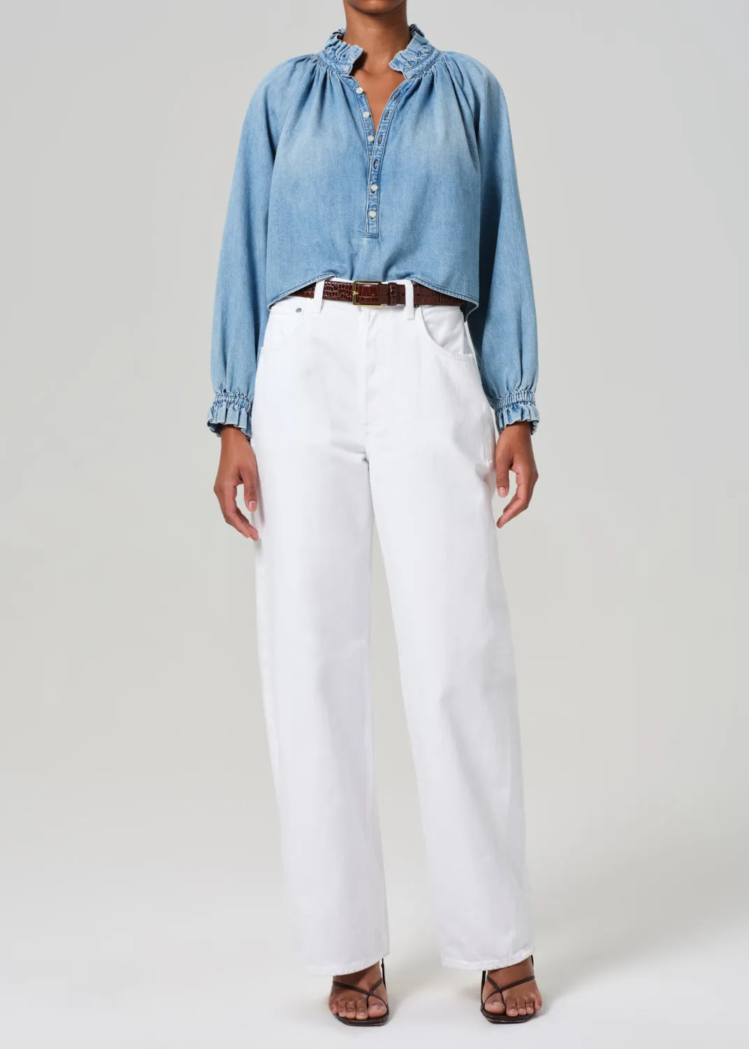 Iris Ruffled Top in Rowan sold by Citizens Of Humanity product image thumbnail 5