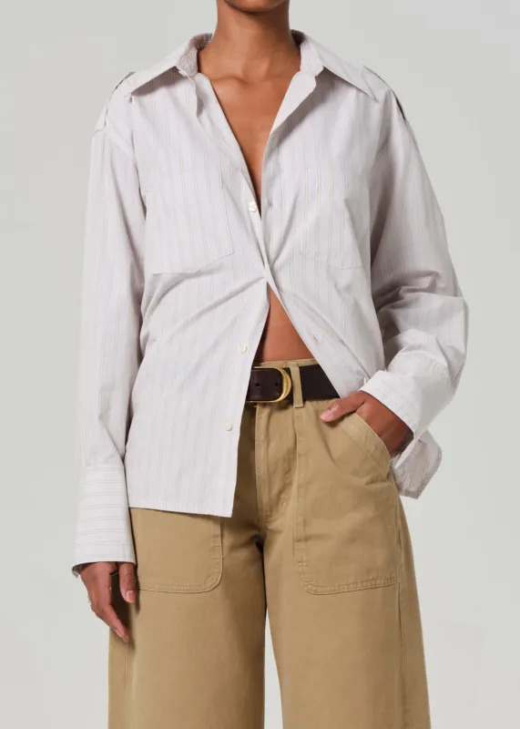 Ari Shirt in Palisade Stripe sold by Citizens Of Humanity