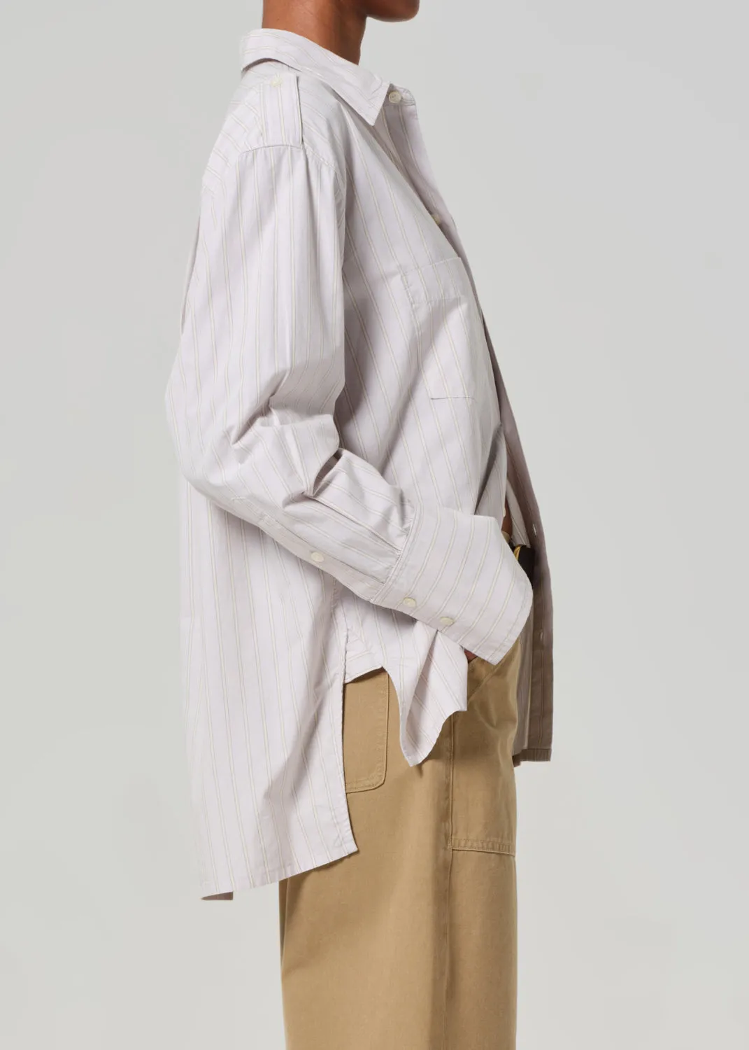 Ari Shirt in Palisade Stripe sold by Citizens Of Humanity product image thumbnail 3