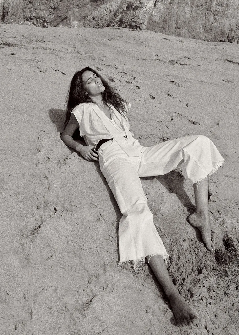 Penny Blouse With Neck Tie in White sold by Citizens Of Humanity product image thumbnail 2