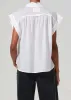 Penny Blouse With Neck Tie in White sold by Citizens Of Humanity