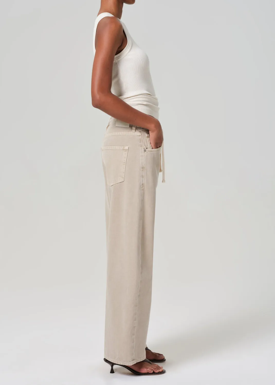 Brynn Drawstring Trouser in Burnished Quartz sold by Citizens Of Humanity product image thumbnail 3