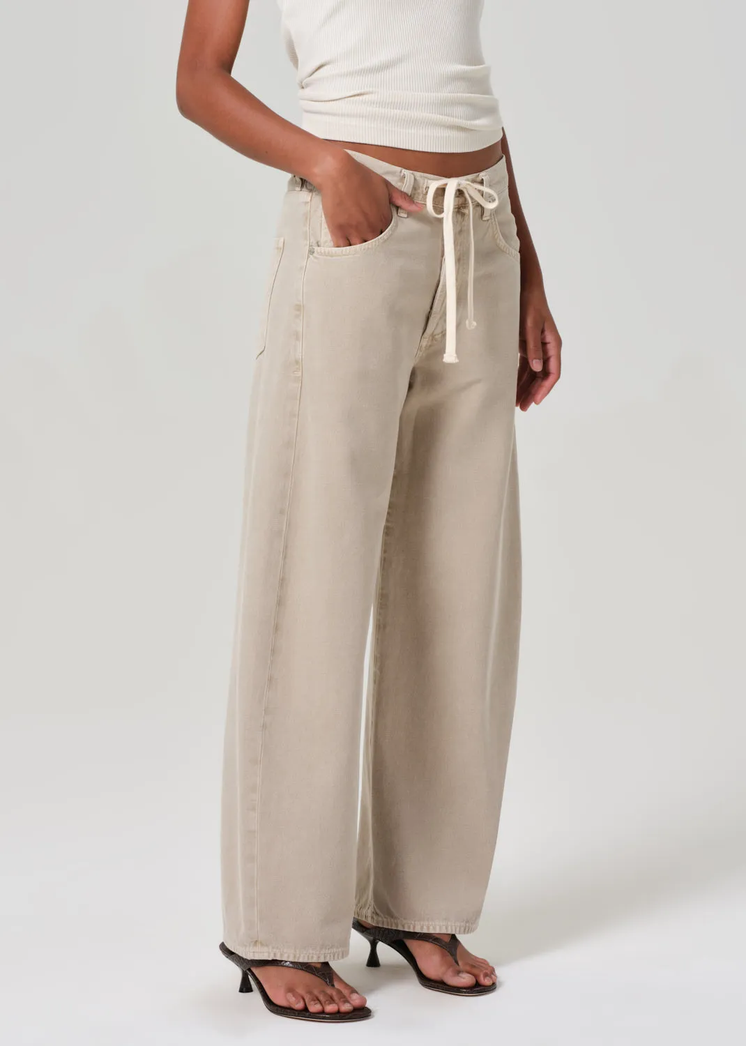 Brynn Drawstring Trouser in Burnished Quartz sold by Citizens Of Humanity product image thumbnail 4