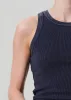 Isabel Rib Tank in Mineral Navy sold by Citizens Of Humanity