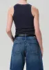 Isabel Rib Tank in Mineral Navy sold by Citizens Of Humanity