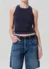Isabel Rib Tank in Mineral Navy sold by Citizens Of Humanity