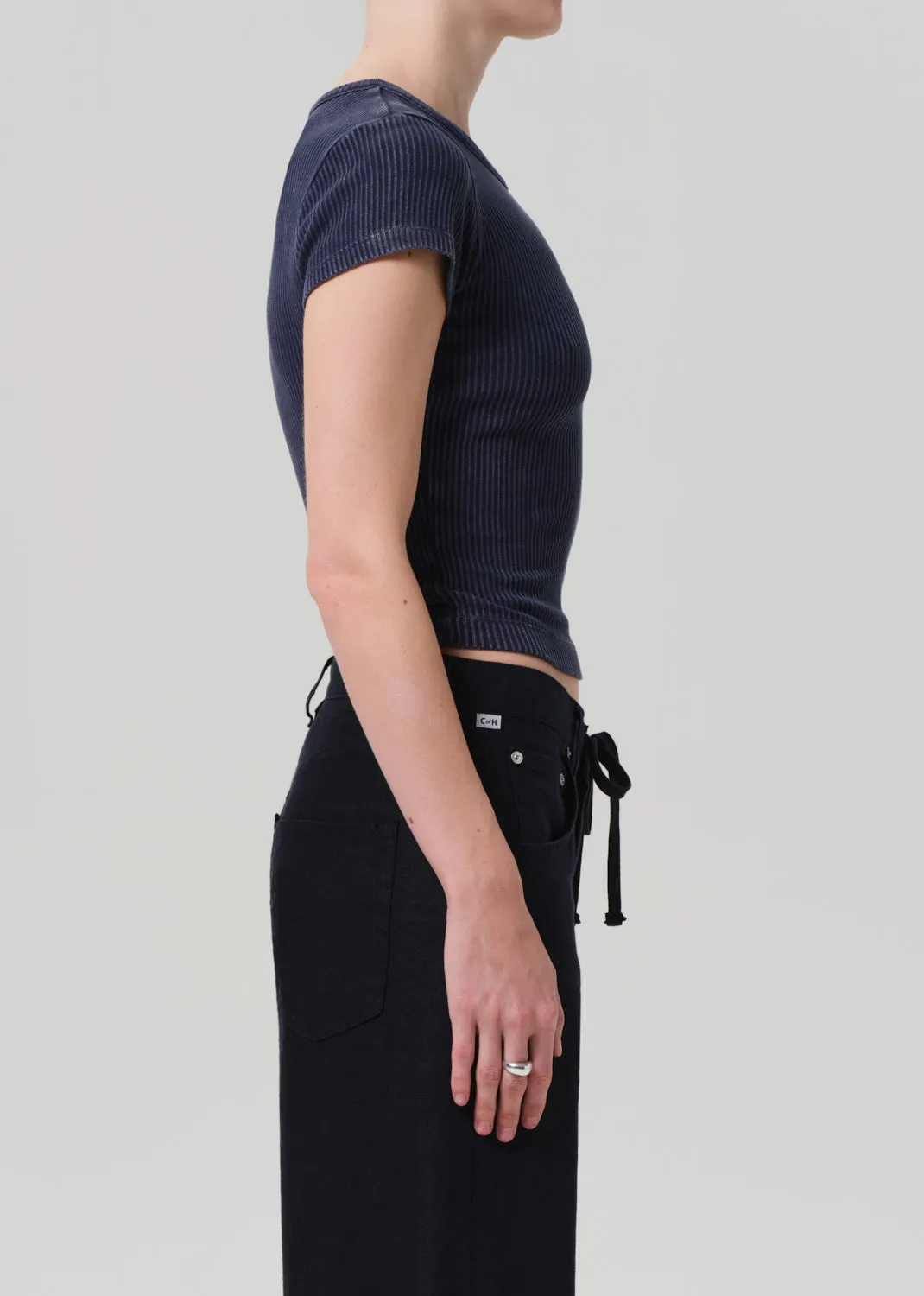 Nello Tee in Mineral Navy sold by Citizens Of Humanity product image thumbnail 4