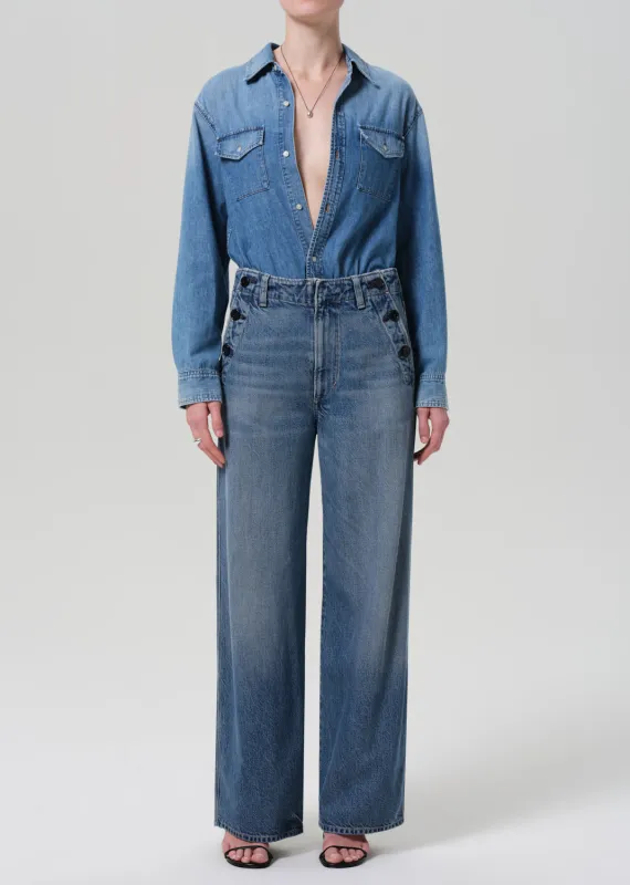 Boardwalk Trouser in Jete sold by Citizens Of Humanity