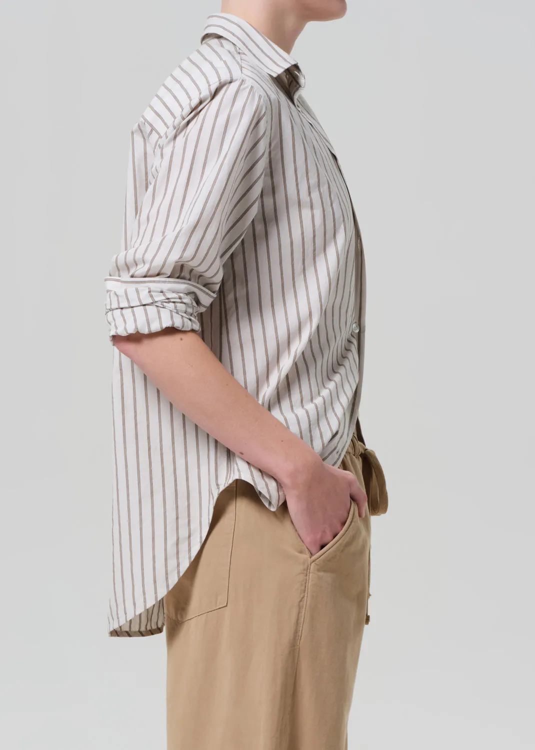 Shay Shirt in Albi Stripe sold by Citizens Of Humanity product image thumbnail 3
