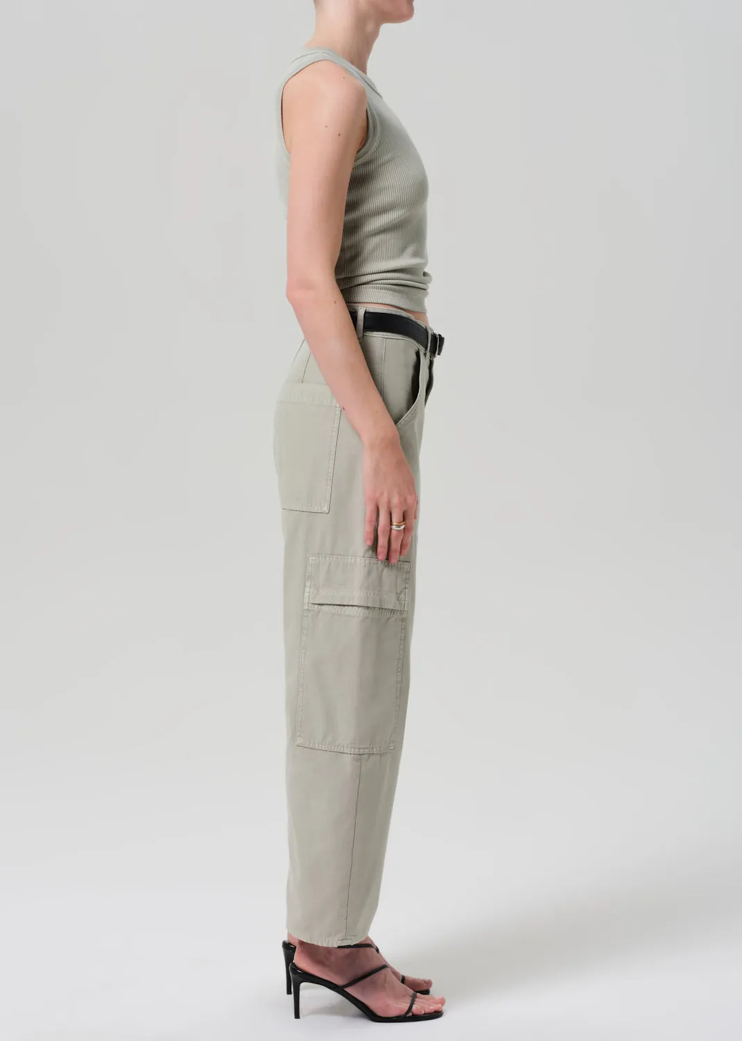 Marcelle Low Slung Easy Cargo in Matcha sold by Citizens Of Humanity product image thumbnail 3