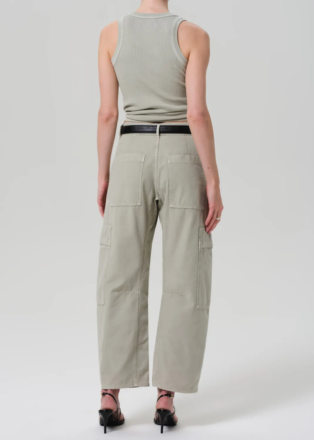 Marcelle Low Slung Easy Cargo in Matcha sold by Citizens Of Humanity product image thumbnail 2
