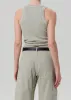 Isabel Rib Tank in Matcha sold by Citizens Of Humanity