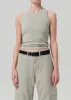 Isabel Rib Tank in Matcha sold by Citizens Of Humanity