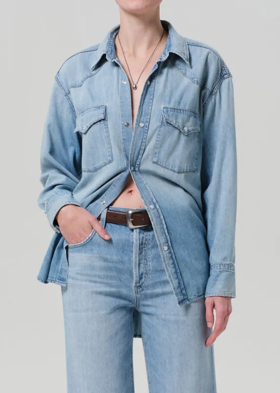 Rancher Kayla Shirt in Abbott sold by Citizens Of Humanity