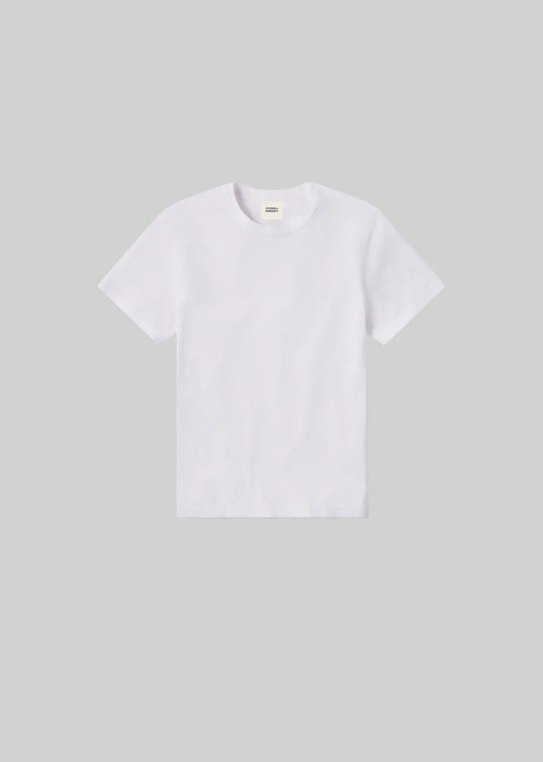 Everyday Short Sleeve Tee in White sold by Citizens Of Humanity