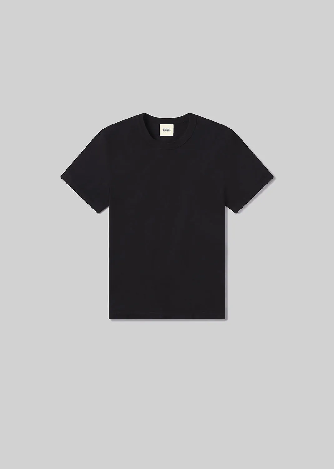 Everyday Short Sleeve Tee in Black sold by Citizens Of Humanity