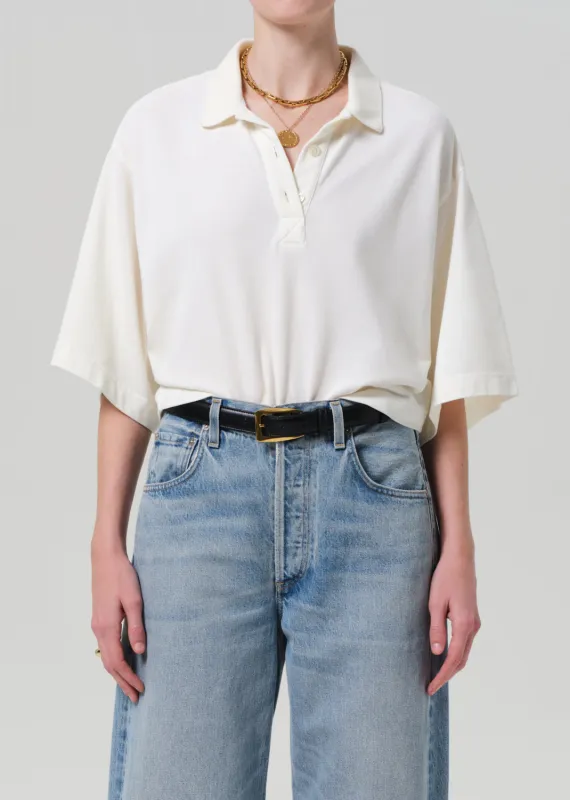 Lowen Polo Shirt in Pashmina sold by Citizens Of Humanity