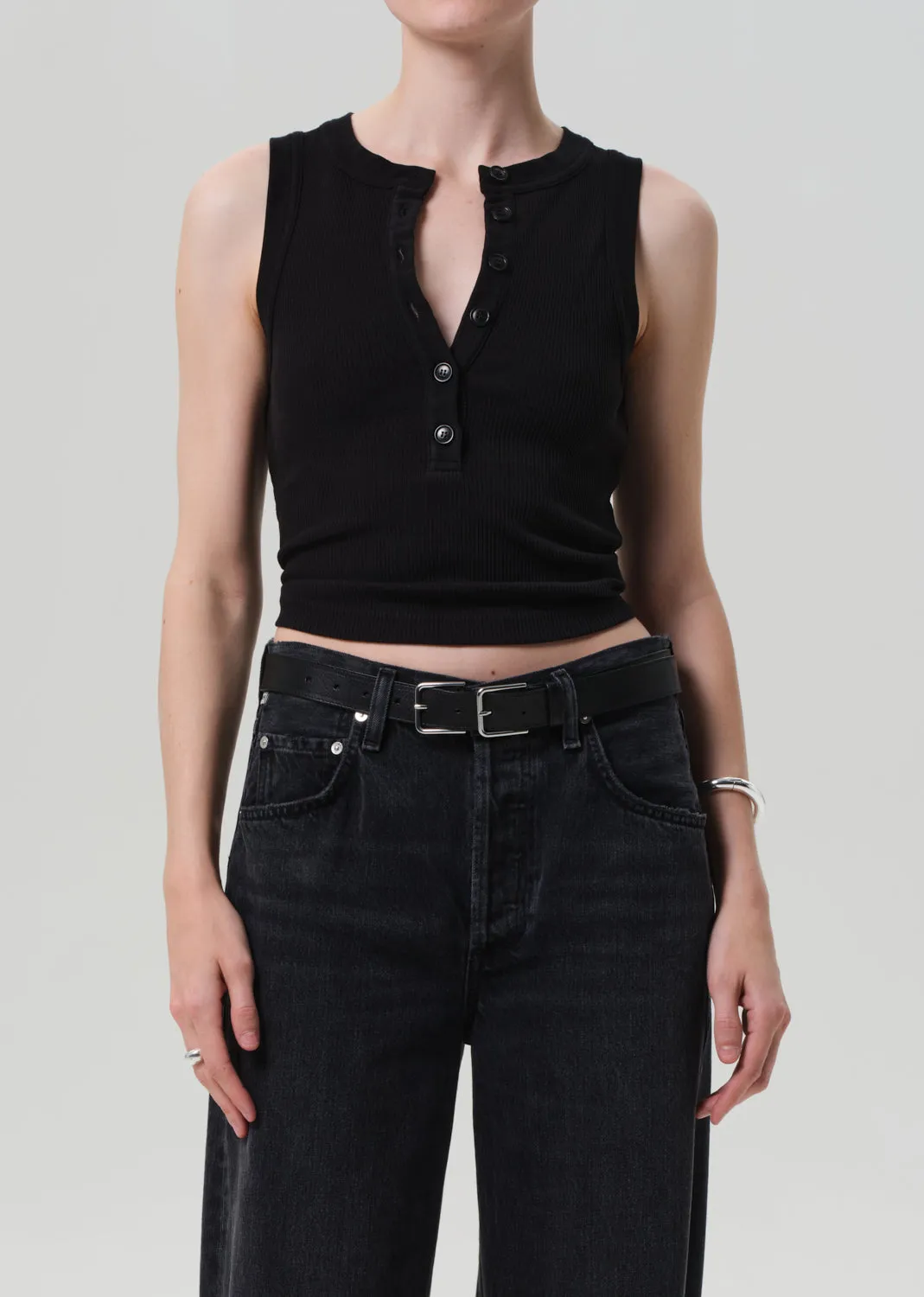 Caralyn Tank in Black sold by Citizens Of Humanity