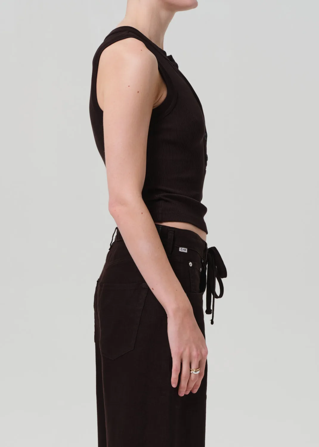 Caralyn Tank in Chocolate sold by Citizens Of Humanity product image thumbnail 3