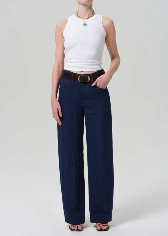 Ayla Baggy Linen in Denim sold by Citizens Of Humanity