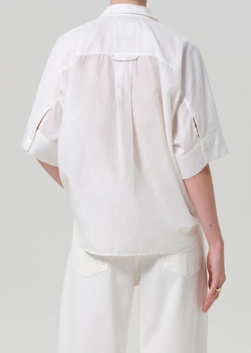 Claire Shirt With Lace in White sold by Citizens Of Humanity product image thumbnail 3