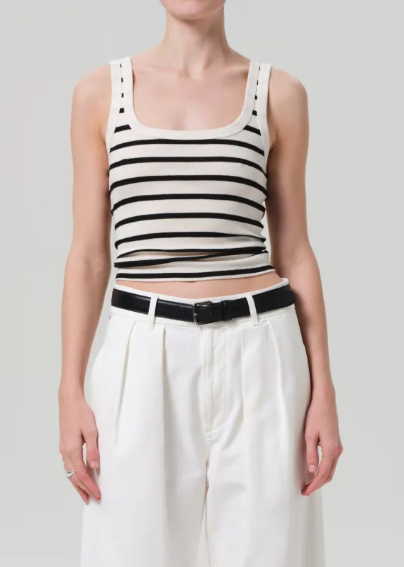 Faye Tank in Midnight Stripe sold by Citizens Of Humanity