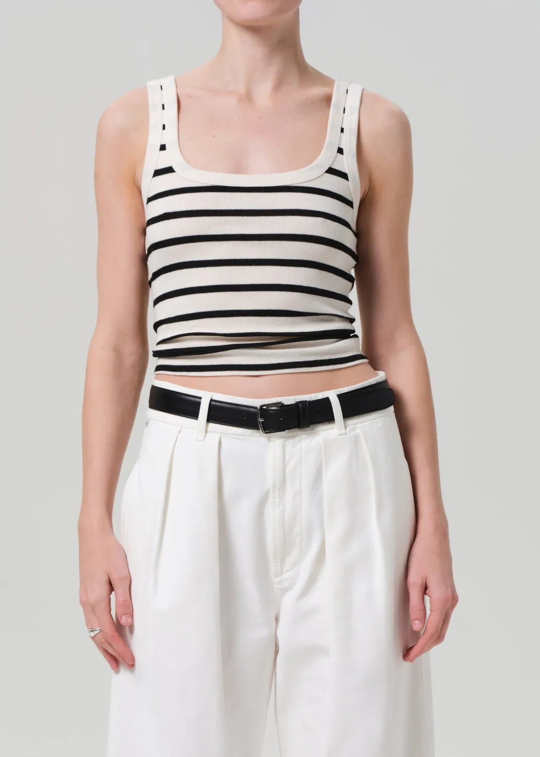 Faye Tank in Midnight Stripe sold by Citizens Of Humanity