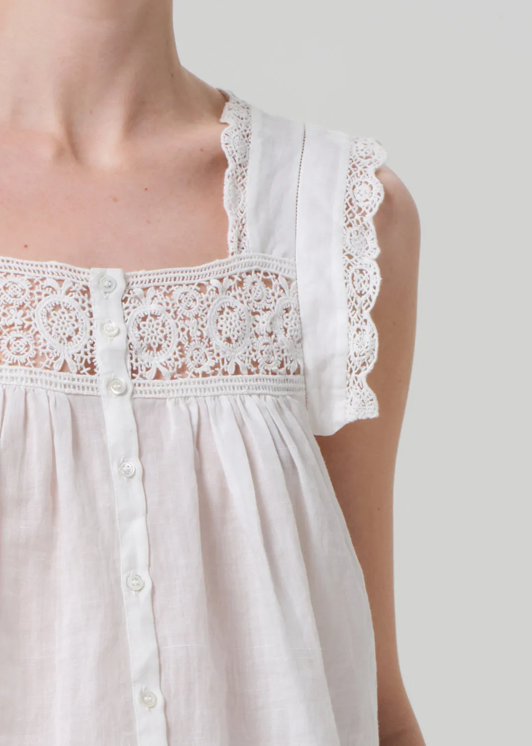 Mia Embroidered Top in White sold by Citizens Of Humanity product image thumbnail 4