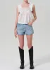 Mia Embroidered Top in White sold by Citizens Of Humanity
