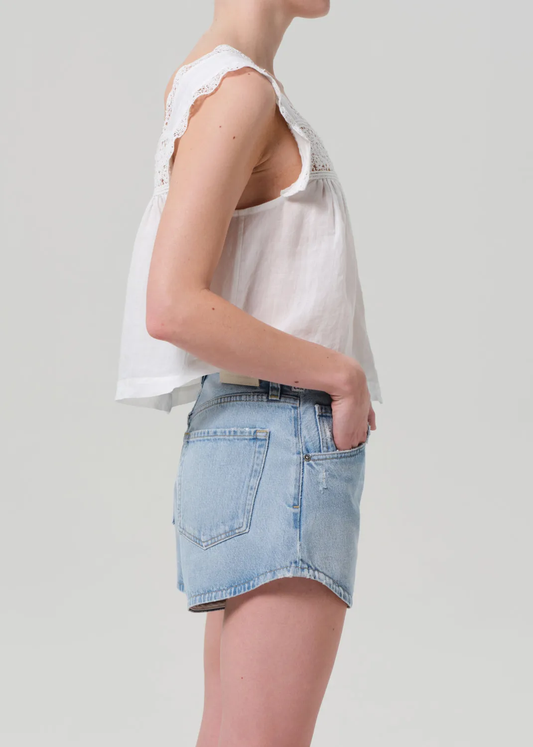 Mia Embroidered Top in White sold by Citizens Of Humanity product image thumbnail 3