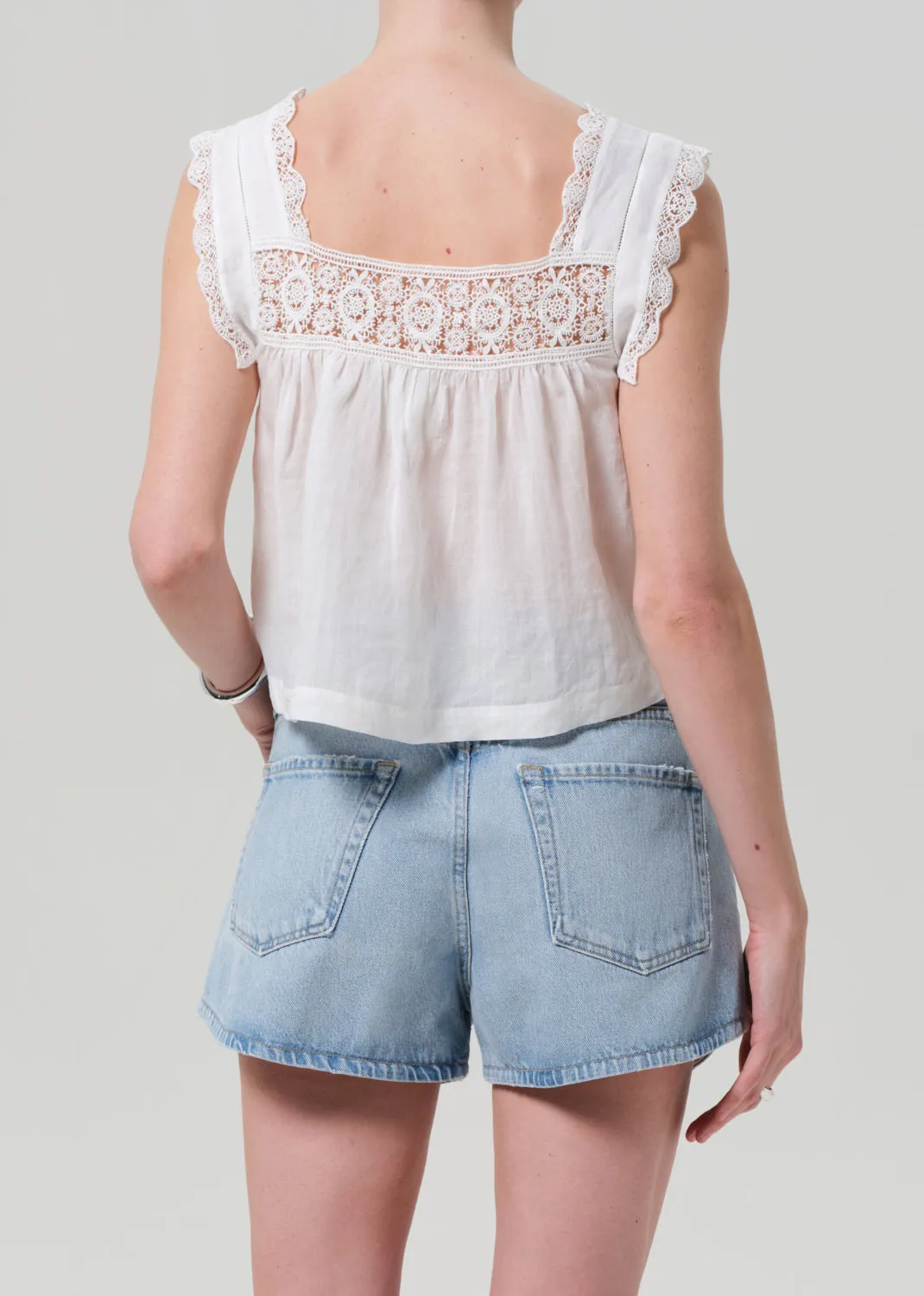 Mia Embroidered Top in White sold by Citizens Of Humanity product image thumbnail 2