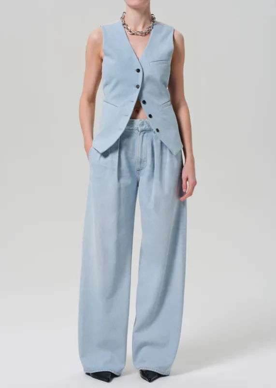 Petra Pleated Trouser in Lune sold by Citizens Of Humanity