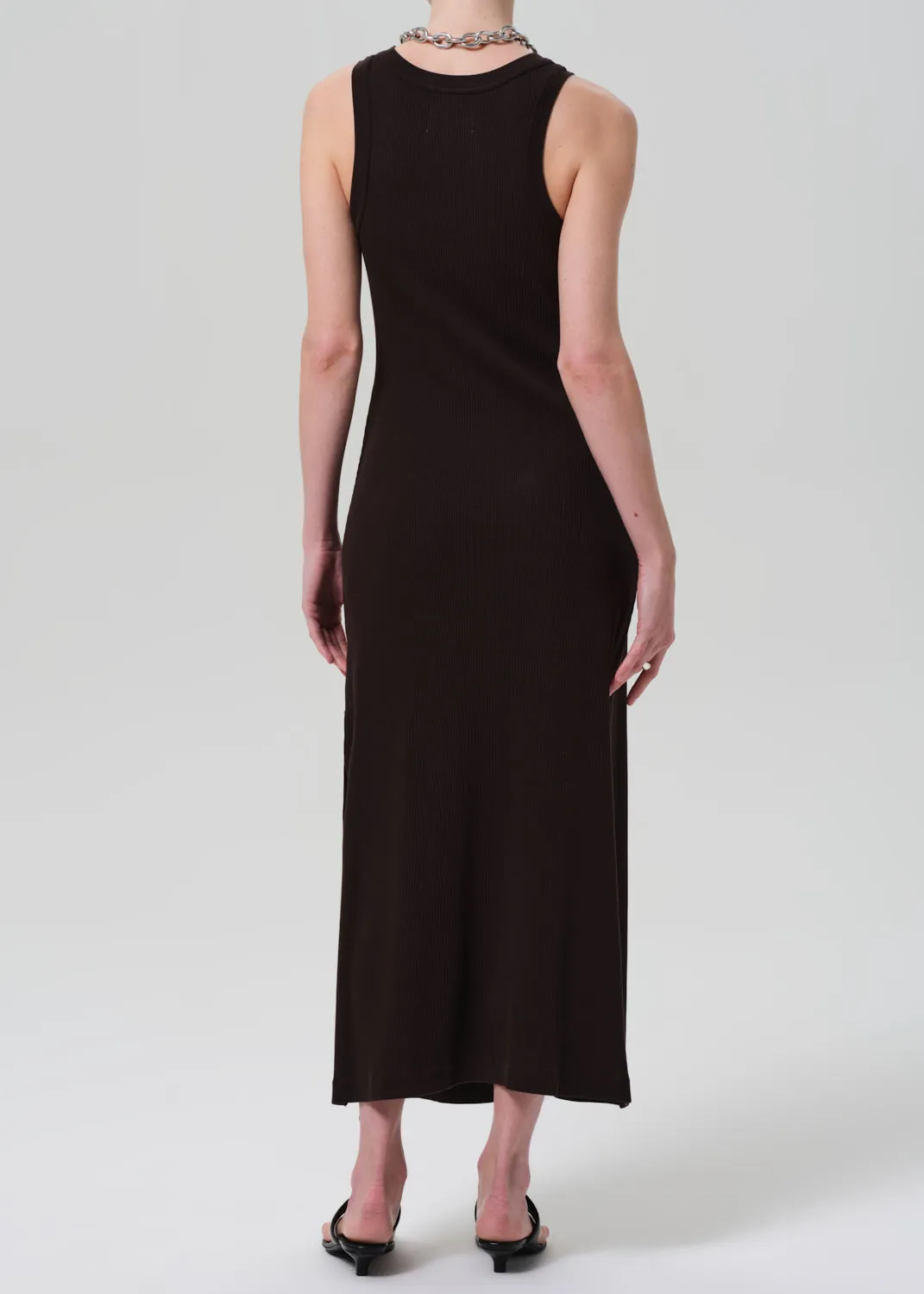 Isabel Tank Dress in Chocolate sold by Citizens Of Humanity product image thumbnail 3