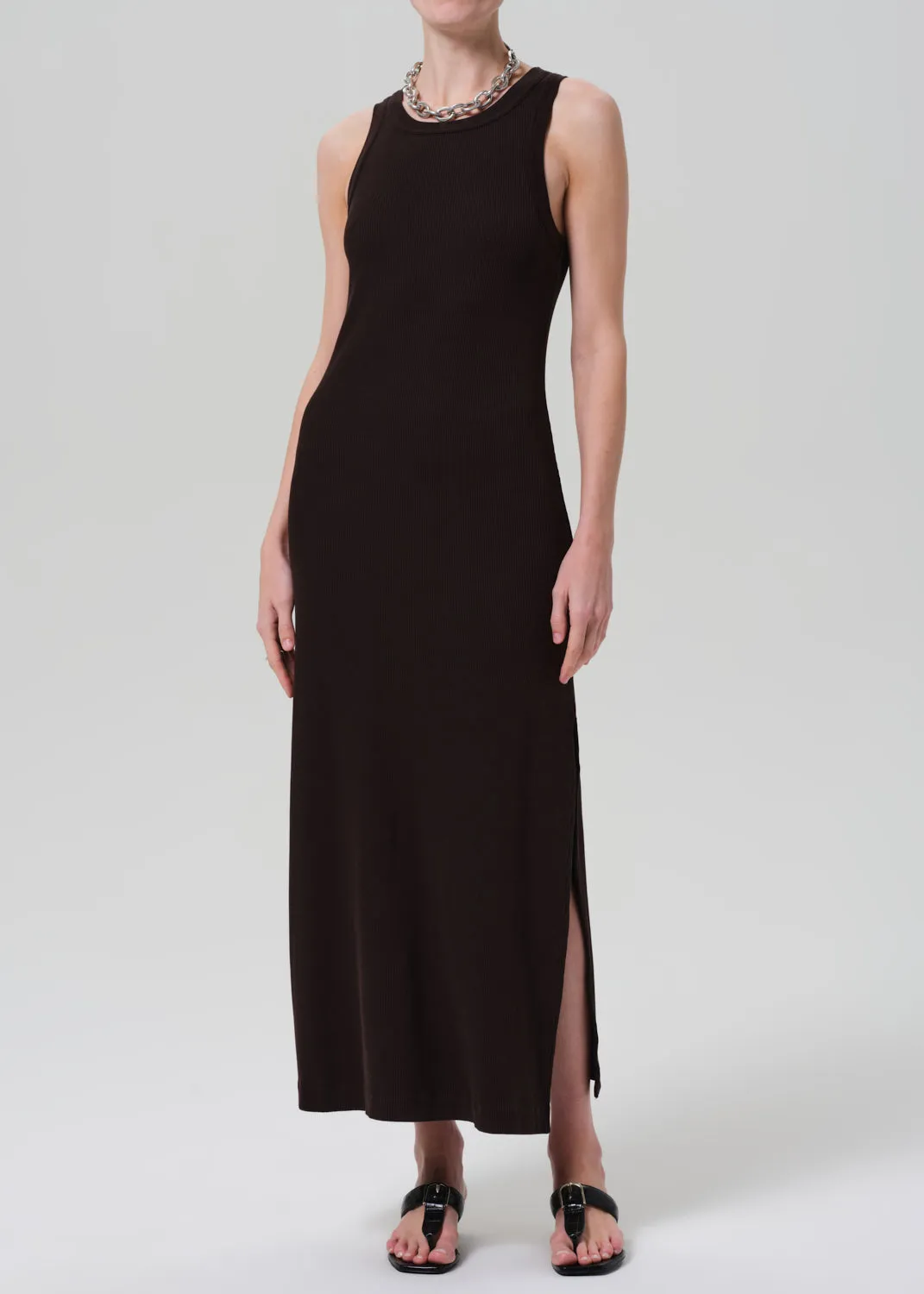 Isabel Tank Dress in Chocolate sold by Citizens Of Humanity