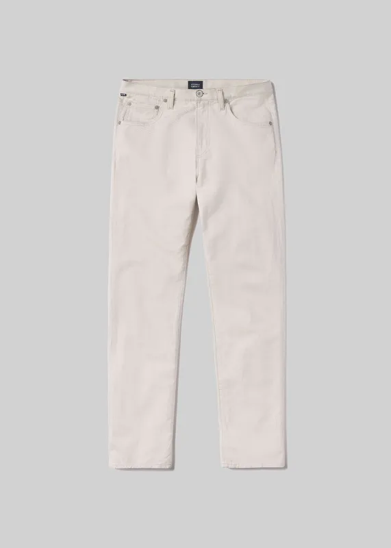 Gage Slim Straight Stretch Linen in Natural sold by Citizens Of Humanity