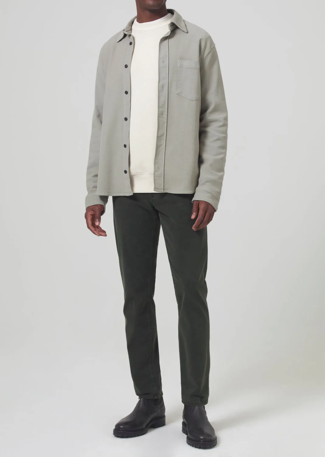 London Tapered Slim Stretch Sateen in Field sold by Citizens Of Humanity product image thumbnail 2