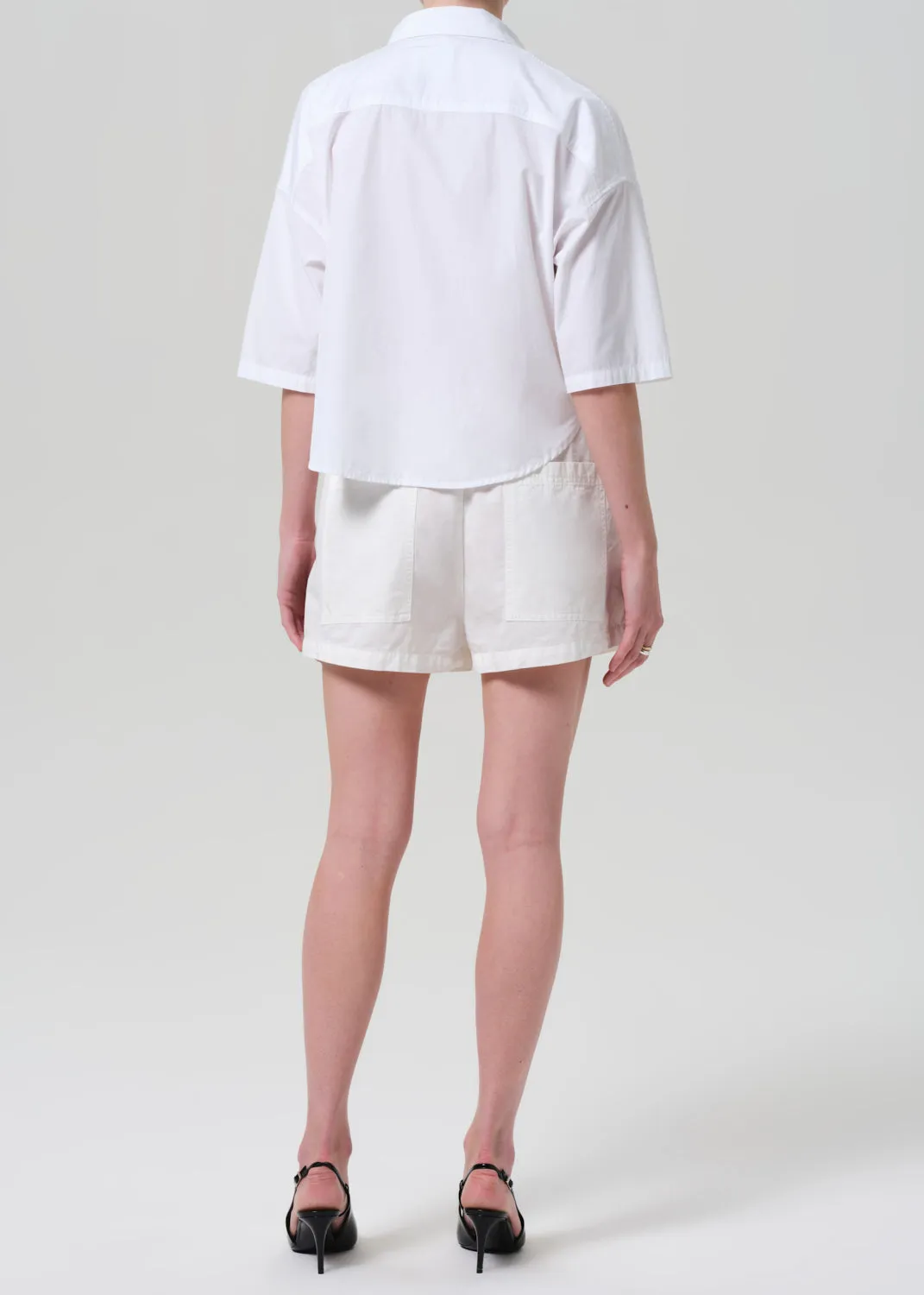 Este Drawstring Short in Cream sold by Citizens Of Humanity product image thumbnail 2