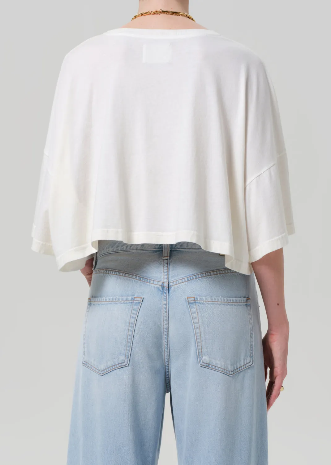 Crop Cape Tee in Pashmina sold by Citizens Of Humanity product image thumbnail 2