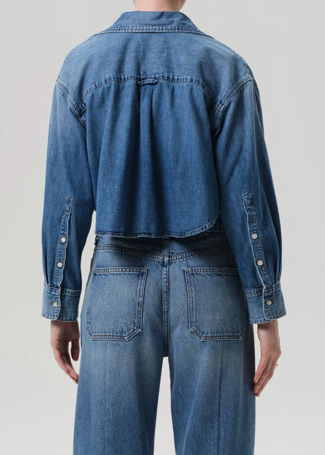 Ana Cropped Shirt in Somerset sold by Citizens Of Humanity product image thumbnail 2