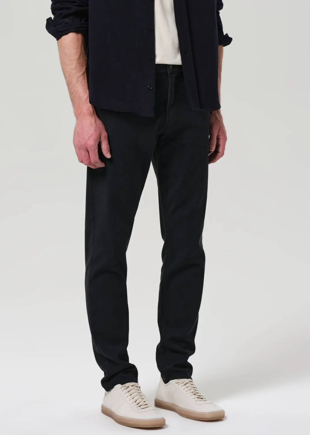 Adler Slim French Terry in Charred Cedar sold by Citizens Of Humanity product image thumbnail 5