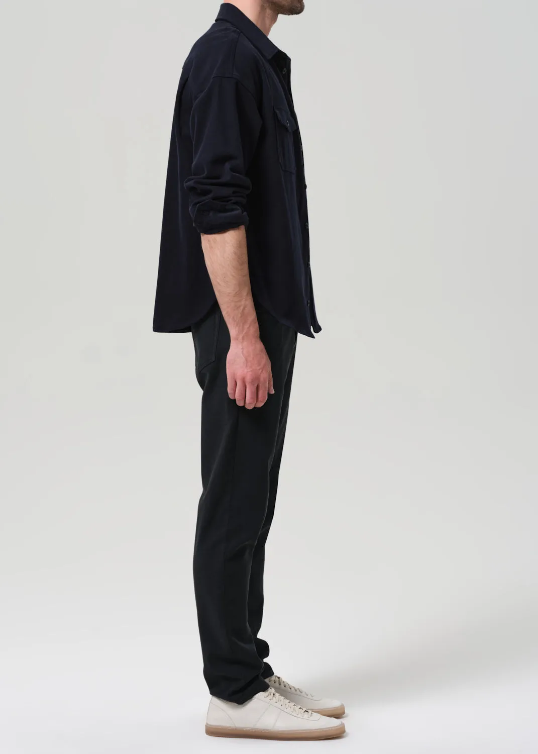 Adler Slim French Terry in Charred Cedar sold by Citizens Of Humanity product image thumbnail 4