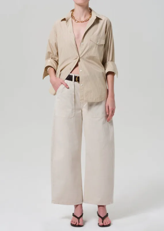 Ayla Cargo Crop in Pale Stone sold by Citizens Of Humanity