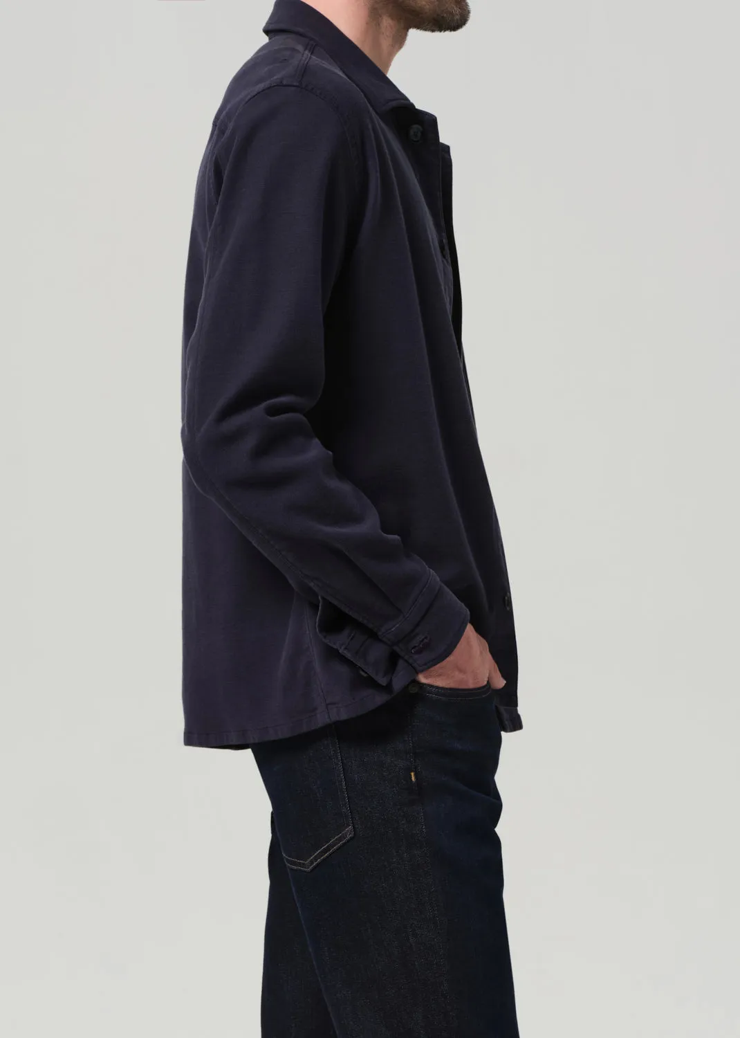 Work Shirt in Navy sold by Citizens Of Humanity product image thumbnail 4