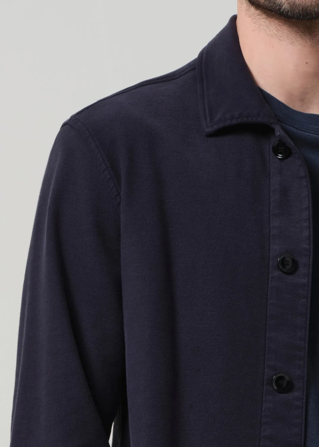 Work Shirt in Navy sold by Citizens Of Humanity product image thumbnail 5