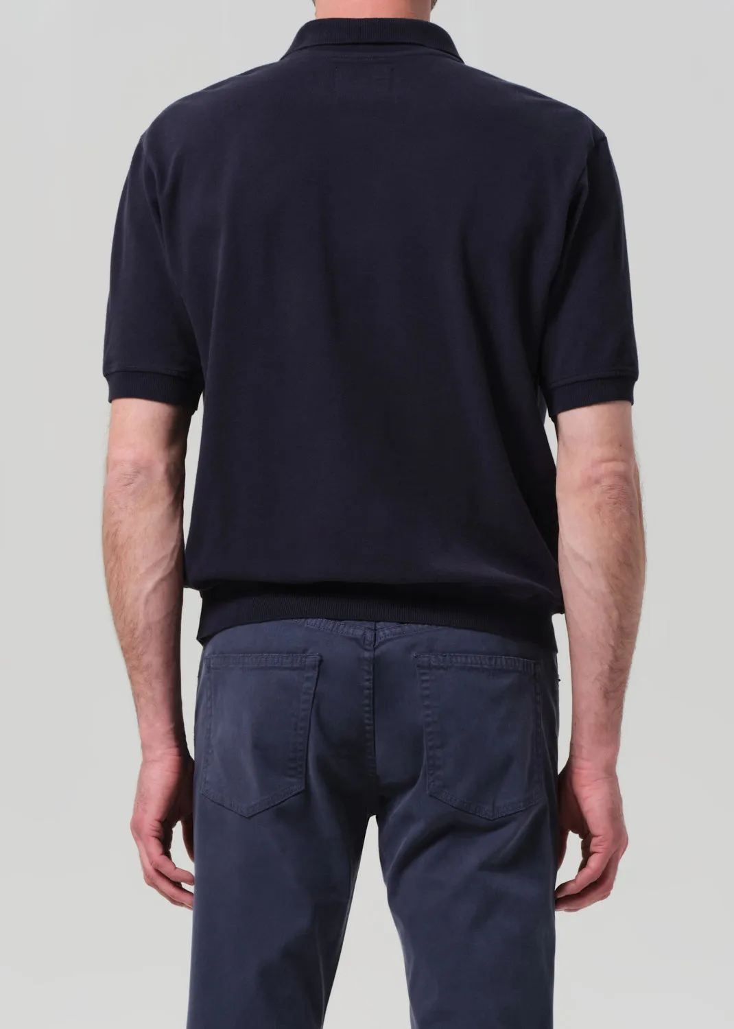 Banded Polo in Navy sold by Citizens Of Humanity product image thumbnail 3