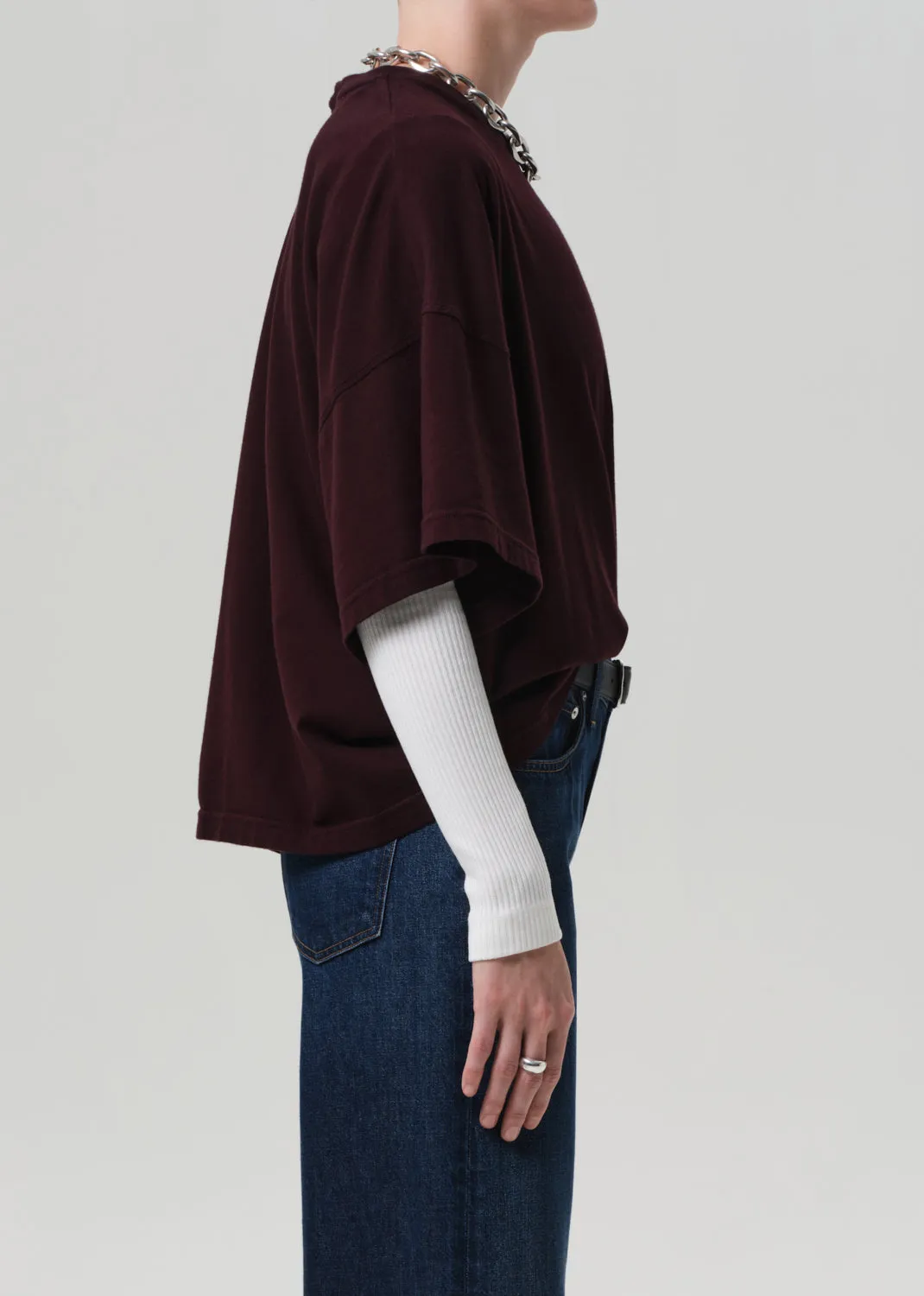 Cape Tee in Mahogany sold by Citizens Of Humanity product image thumbnail 3