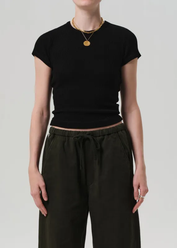 Nello Tee in Black sold by Citizens Of Humanity