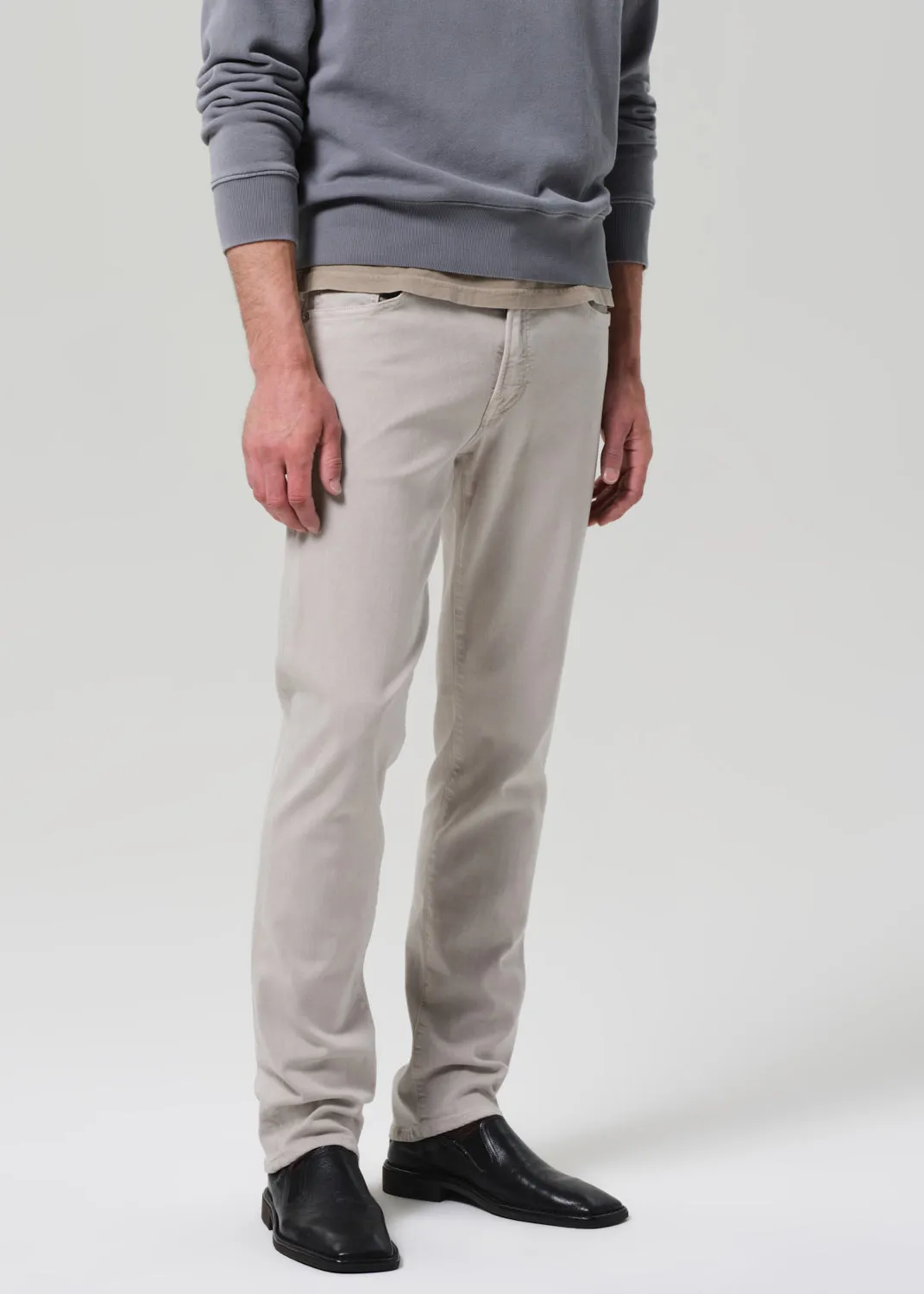 Gage Slim Straight Soft Weft in Pale Grey sold by Citizens Of Humanity product image thumbnail 5